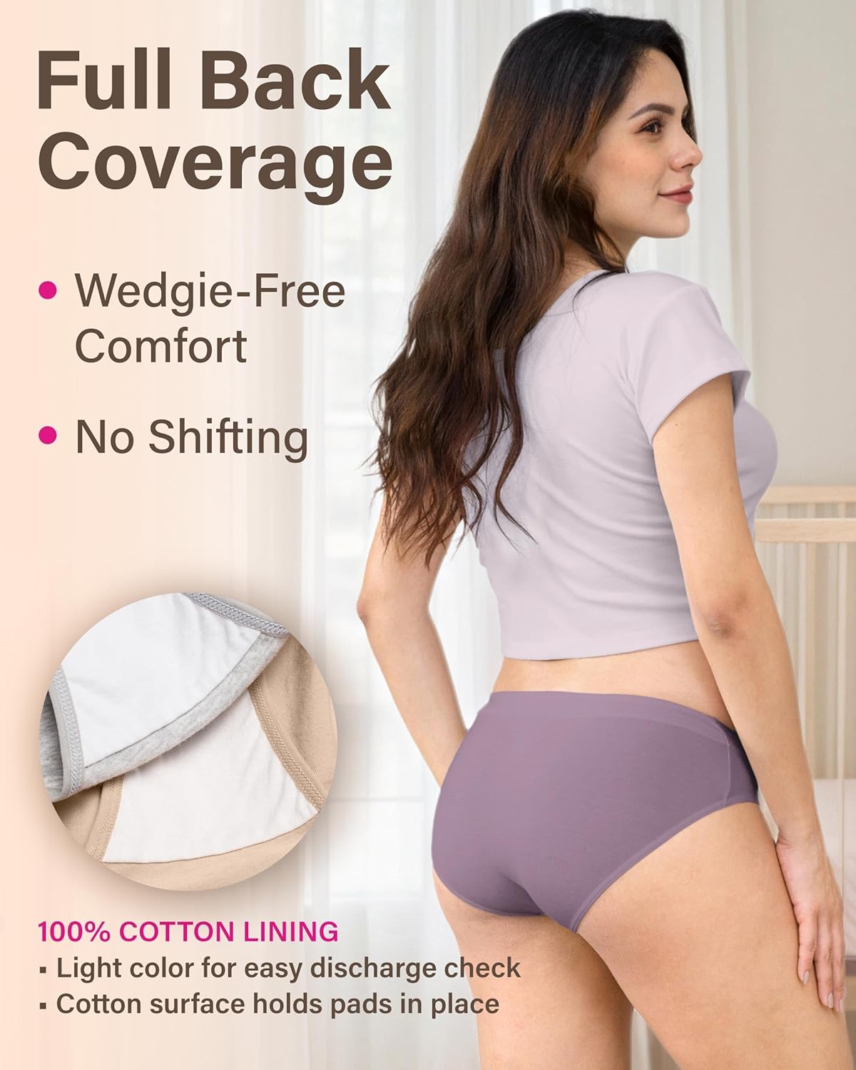 Cotton Maternity Underwear Under Bump Women Pregnancy Bikini Panties