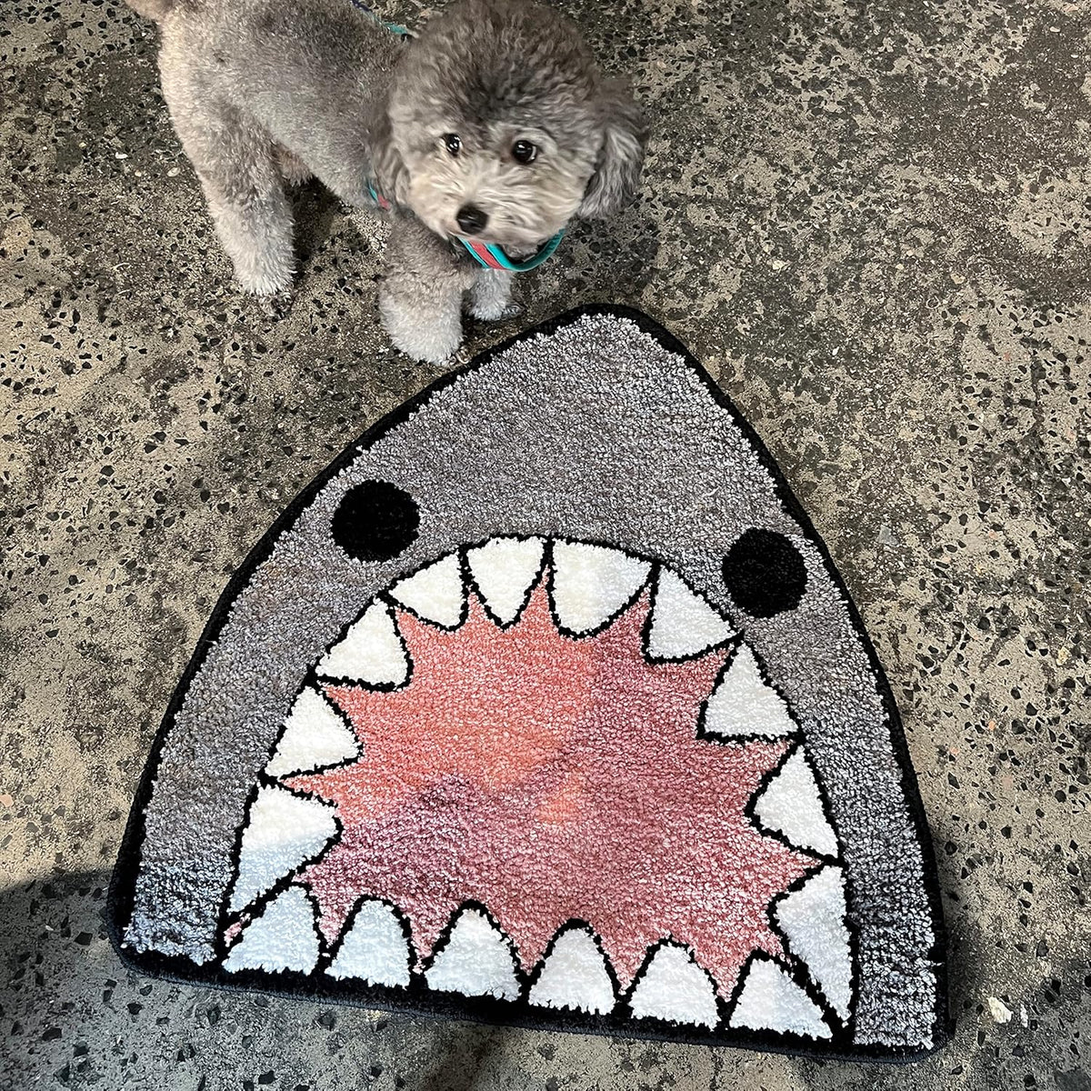 Bathroom Rug Bath Mat Shark Shaped Non Slip Bath Rug Extra Soft and Absorbent Microfiber Bath Rugs for Bathroom Floor Tub and Shower Dry Quickly