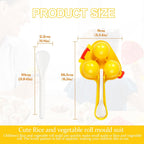 Rice Ball Mold, Upgraded Rice Ball Shaker, Onigiri Rice Ball Maker Molds for Kids, DIY Mini Shi Maker Mold