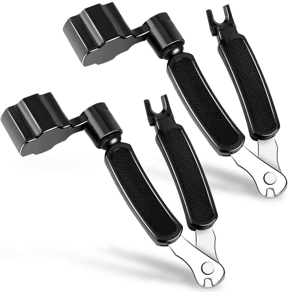 Guitar String Winder Cutter Pin Puller Multifunctional 3 In 1 Guitar Maintenance Tool String Peg Winder String Cutter Pin Puller Instrument Accessories