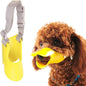 Dog Muzzle,Anti Bite Duck Mouth Shape DogMouth Covers,Soft Duck Silicone Mouth Cover with Adjustable Strap,Small Medium Dogs Muzzle Mask to Prevent Barking,Biting,Chewing(:Yellow,L:13cm/5.12inch)