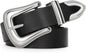 Women Leather Belt Fashion Leather Waist Belt for Pants Jean Ladies Western Leather Belt