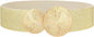 Wide Stretchy Belts for Women Dresses Elastic Waist Cinch Womens Belt with Gold Buckle