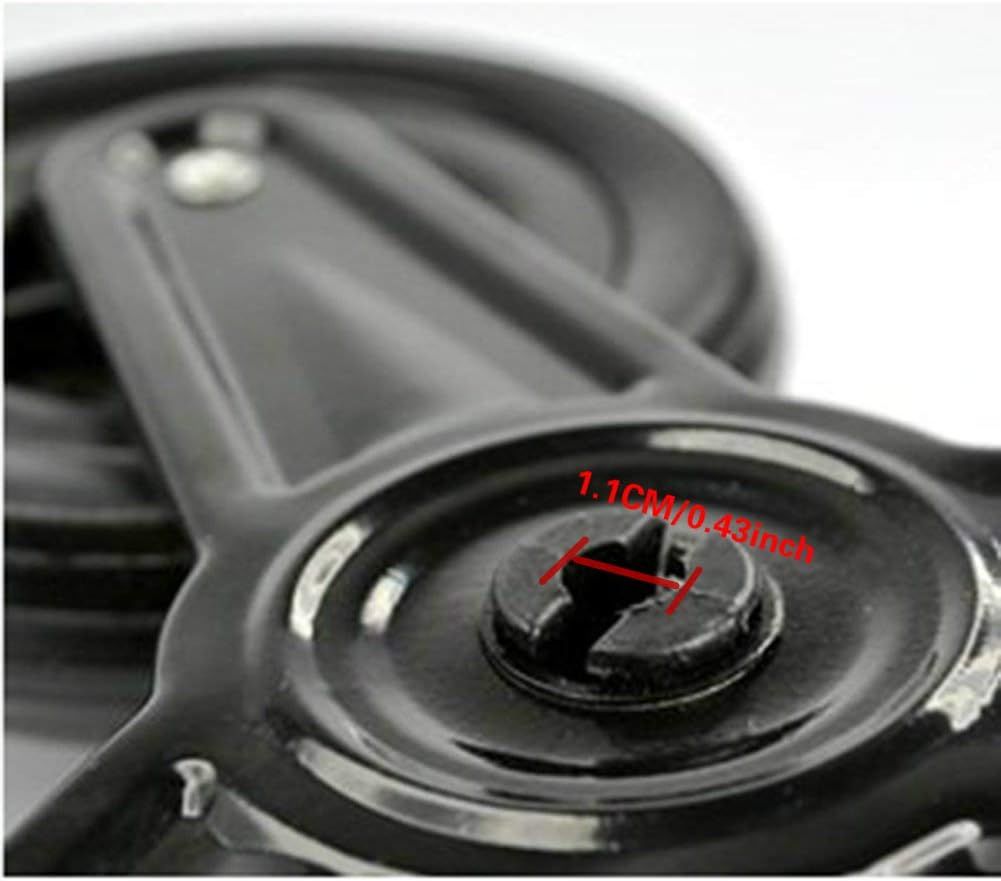 Pair of Replacement Stair Climbing Shopping Cart Wheels for Shopping Laundry Cart