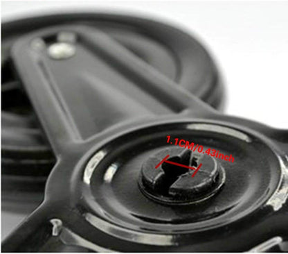Pair of Replacement Stair Climbing Shopping Cart Wheels for Shopping Laundry Cart