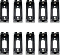 10pcs Black Battery Holder Case Box Clip for CR123 CR123A Lithium Battery