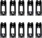 10pcs Black Battery Holder Case Box Clip for CR123 CR123A Lithium Battery