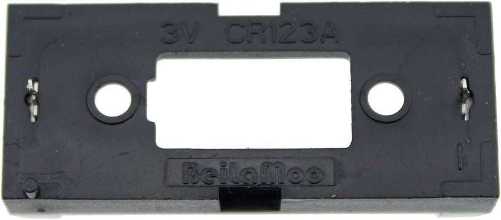 10pcs Black Battery Holder Case Box Clip for CR123 CR123A Lithium Battery