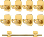 Adhesive Curtain Rods No Drilling Holder,No Drill Curtain Rod Brackets,Renter Friendly Curtain Hooks for Hanging Drapes,Over Blinds for Dorm Apartment Kitchen Bedroom Home