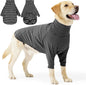 Recovery Suit for Dogs After Surgery Female Male Dog Onesie Neuter Spay Body Suit with Sleeve for Small Medium Large Dogs, Pet Pajama Clothes Anti Licking Surgical Wound Cone Alternative Black