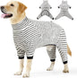 Dog Winter Coat Sweater Dog Clothes Soft Fleece Pullover Pajamas, Dog Cold Weather Coats Warm Windproof Fullbody Jumpsuit Fleece Onesie for Dogs, Thick Pet Snowsuit Christmas Black