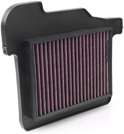 Motorcycle Air Cleaner Filter Element Assembly Replacement Compatible Fits for Yamaha FJ09 2015-2017 FZ09 2014-2017 Black Red