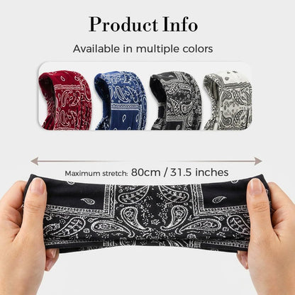 Non Slip Wide Headbands for Women, Yoga Headband, Soft Moisture Wicking Stretchy Fashion Hair Bands for Workout, Boho Accessories for Women