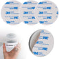 Magnetic Smoke Detector Sticky Pads Magnetic Adhesive Pads 3PCS Magnetic Smoke Alarm Fixing Mount No Drilling Magnet Holder Installation Tool for Smoke Fire Alarms Detector