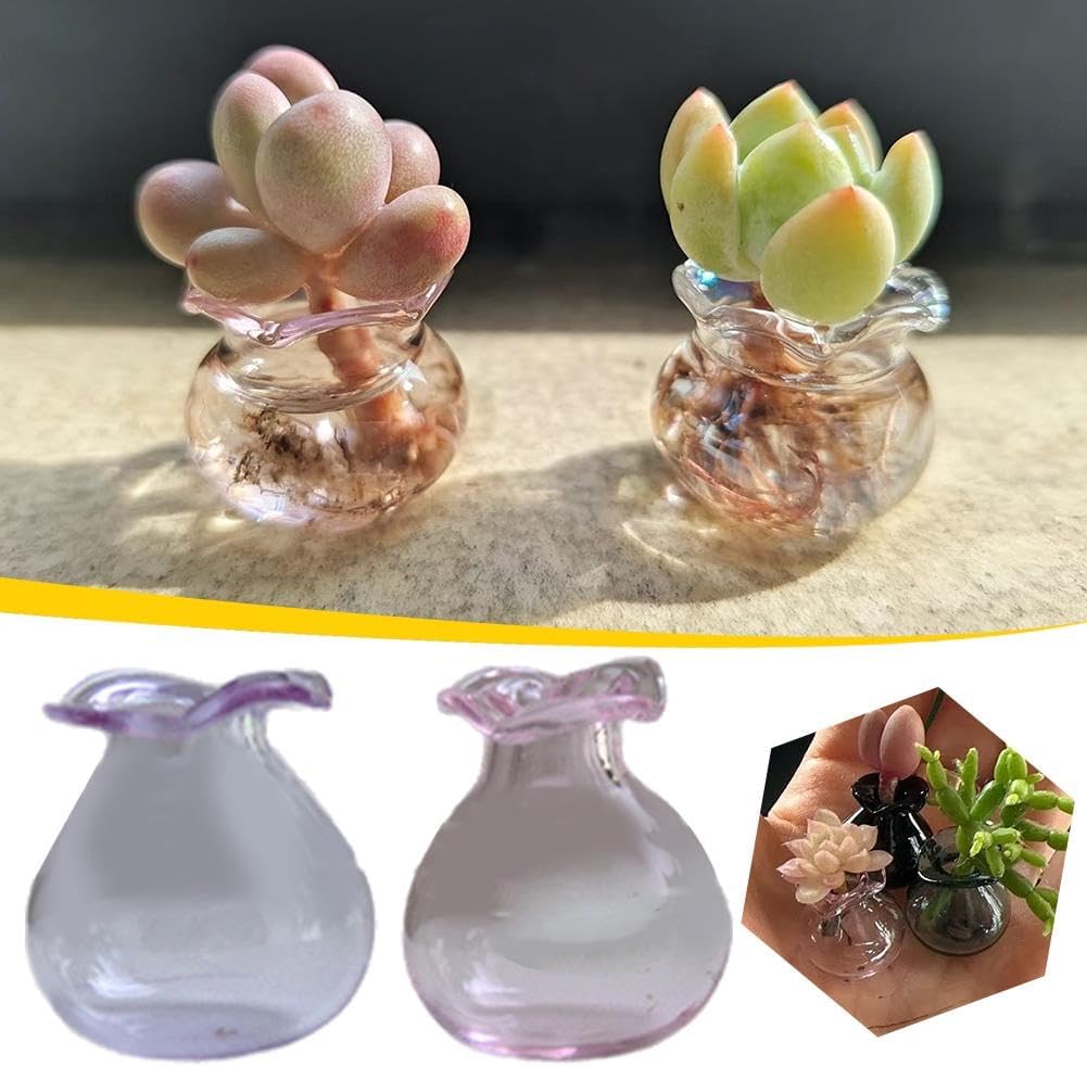 Tiny Vase for Cat Whisker, Cat Whisker Jar Holder, Miniature Flower Vase, Cat Whisker Storage Collection, Miniature Glass Vase Ornaments, Cat Memorial Gifts for Cat Lovers
