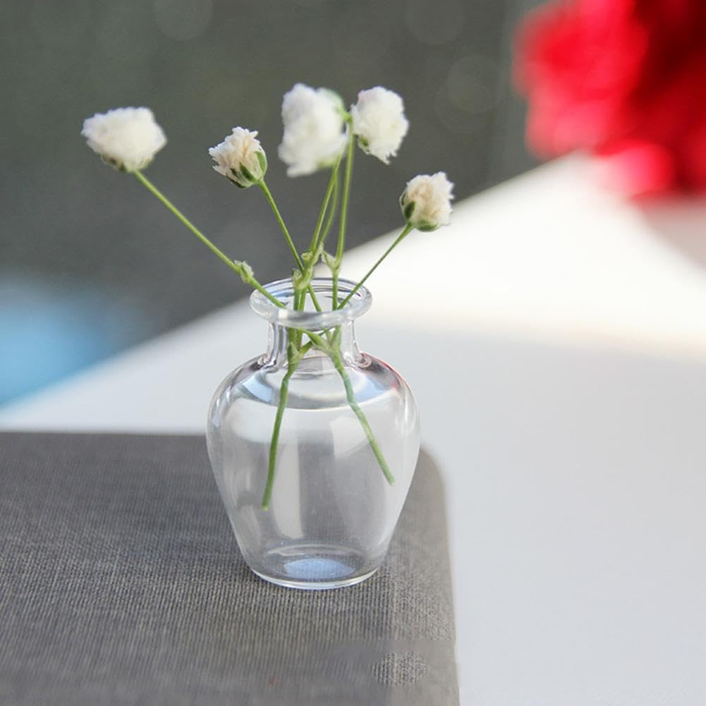 Tiny Vase for Cat Whisker, Cat Whisker Jar Holder, Miniature Flower Vase, Cat Whisker Storage Collection, Miniature Glass Vase Ornaments, Cat Memorial Gifts for Cat Lovers