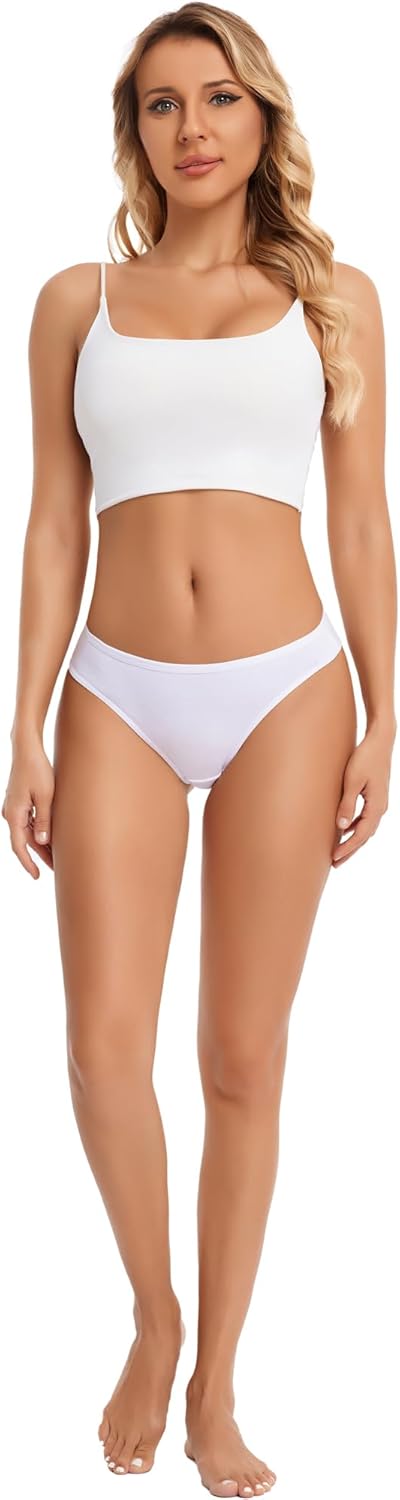 Women's Breathable Cotton Thong Panties Pack of 6