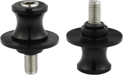 2 PCS Swing Arm Spool, 8/10mm Motorcycle CNC Rear Stand, Swing Arm Spool Sliders Stand Swing arm Bobbins Compatible for Ducati Triumph Honda Kawasaki BMW Suzuki (8MM)