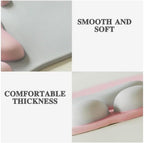 Cat Paw Mouse Pad, Cute 3D Soft Silicone Wrist Rest Support Cushion, Nonslip, Ergonomic Comfort Mouse Mat - for Office, Home Computer, Laptop,Pink
