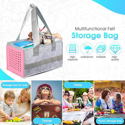Carry Bag for Toniebox Audio Player Starter Set,Felt Organizer Case for Tonie Starter Set Storage Bag