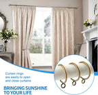 44 Pack Curtain Rings with Eyelets, Metal Drapery for Pinch Pleat Curtains, Drape Ring 1.5 Inch I D, Fits Up to 1.2 in Rod (Bronze) Antique Bronze -