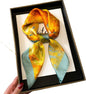 Head Scarf for Women Soft Like Silk and Versatile Neck Scarves Dressy Fashion Accessories Gift Feather