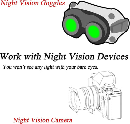 IR LED Illuminator Flashlight Zoomable 940nm Infrared Night