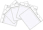 5-piece plastic card holder - clear waterproof plastic badge holder - clear branded badge ID holder - wallet holder - double-sided badge holder - lanyard card holder for home, office and school