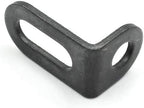 Biaungdo 18x18x30mm/0.7"x0.7"x1.2" Adjustable Right Angle Brackets L-shape Corner Brace Support Black- (15 Pcs)
