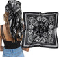 Satin Silk Scar - Large Hair Bandana, Sleeping Wrap or Women