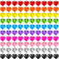 Heart Charms Pendant Colorul Love Heart Candy Keychains Charm Necklace Earring Pendant or DIY Jewelry Crats Supplies