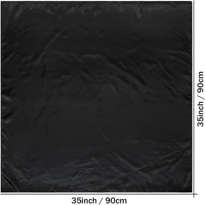 35” Large Satin Square Head Scar - 2Pcs Silk Like loral Head Scarves Square Satin Hair Scar Bandanas or Women