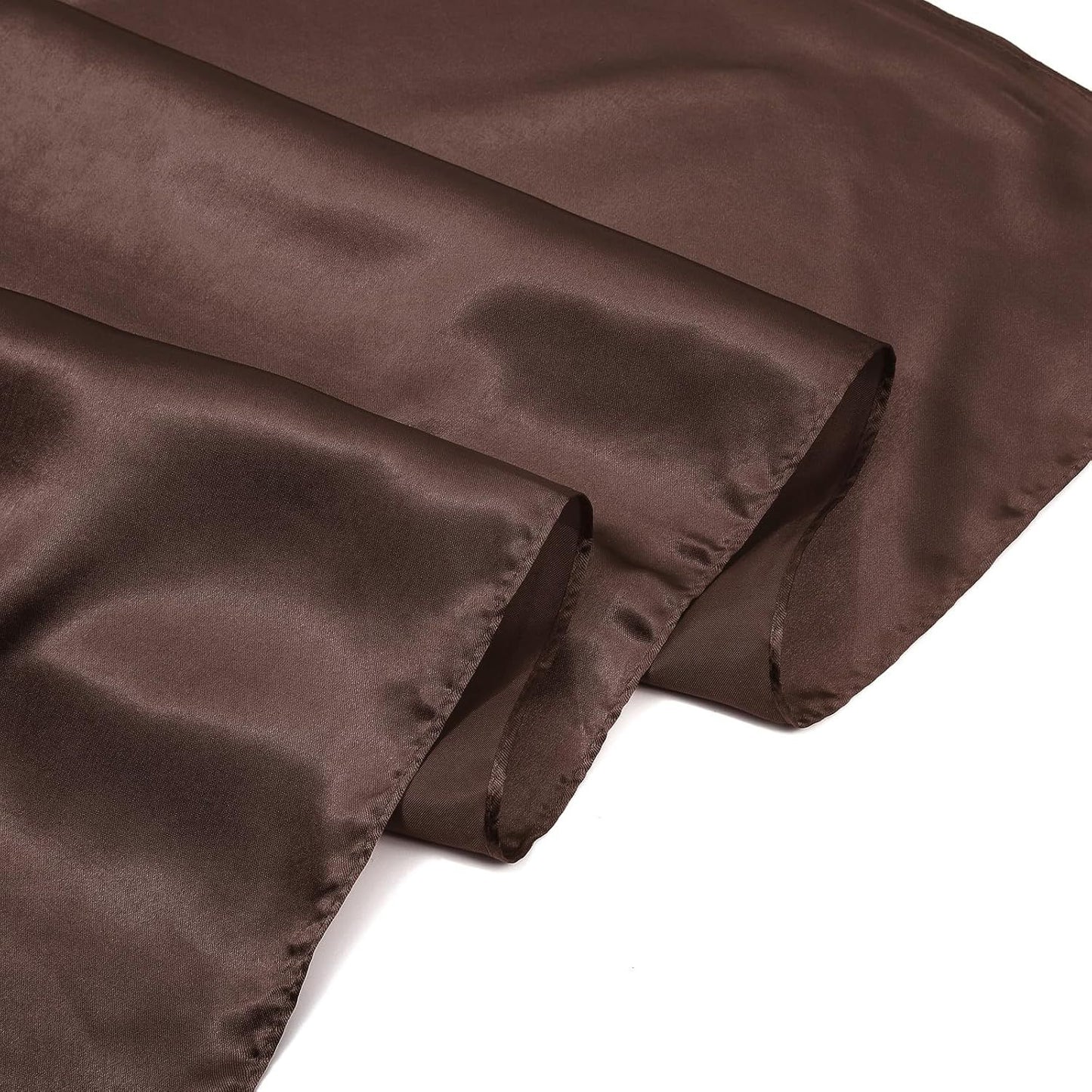 35" Large Square Satin Head Scar - Silk Hair Scar Square Hair Bandanas Large Scar Sleeping Head Wraps or Women