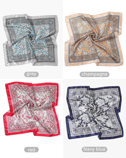 23” Satin Bandanas or Women Head Scar Like Silk Scar or Hair Scar Satin Neck Scar Silk Hair Bandana Headscar