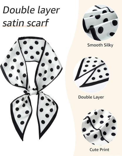 Long Silk eel Scar Women Hair Scar Satin Neck Scar Tie Bandana Headband Scar Edge Wrap Head Scar Purse Handbags