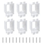 6 Pcs BE1-2 Electrical Outlet Box Extenders, Electrical Box Extender, 1 Gang Power Outlet Box Extender, Electric Box Extenders or Outlets, Single Gang Electric Outlet Box Extension with 12 Screws