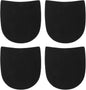 4PCS Shoe Repair Kit Heel, 3.8 * 3.4 Inch Shoe Heel Repair for Boots Suitable for Men Women Boot Shoes (Black)