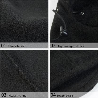 Breathable Adjustable Hat, Winter Balaclava, Ski Mask with Thick Warm Fleece Face Cover for Snowboarding, Skiing