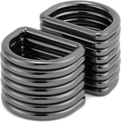 Metal D Ring,Heavy Duty Welded Solid D Rings for sewing,Purse Making Supplies,Backpacks,Webbing Straps