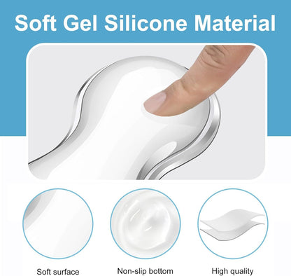Gel Keyboard Wrist Rest - Ergonomic Computer Desk Pad for Typing Pain Relief, Cute Silicone Cushion for Support Hand & Arm, Comfortable Wrist Rest for Gaming Laptop Office & Home Accessories