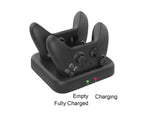 Portable Gamepad Wireless Charger with Dual Ports for Xbox Series X/S Controller Black