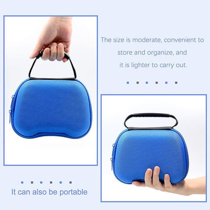 Gaming Controller Travel Carrying Case Compatible with Playstation 5 Wireless Controllers. Protective Storage Holder Bag Cover for PS5 Console (Box Only)-Black