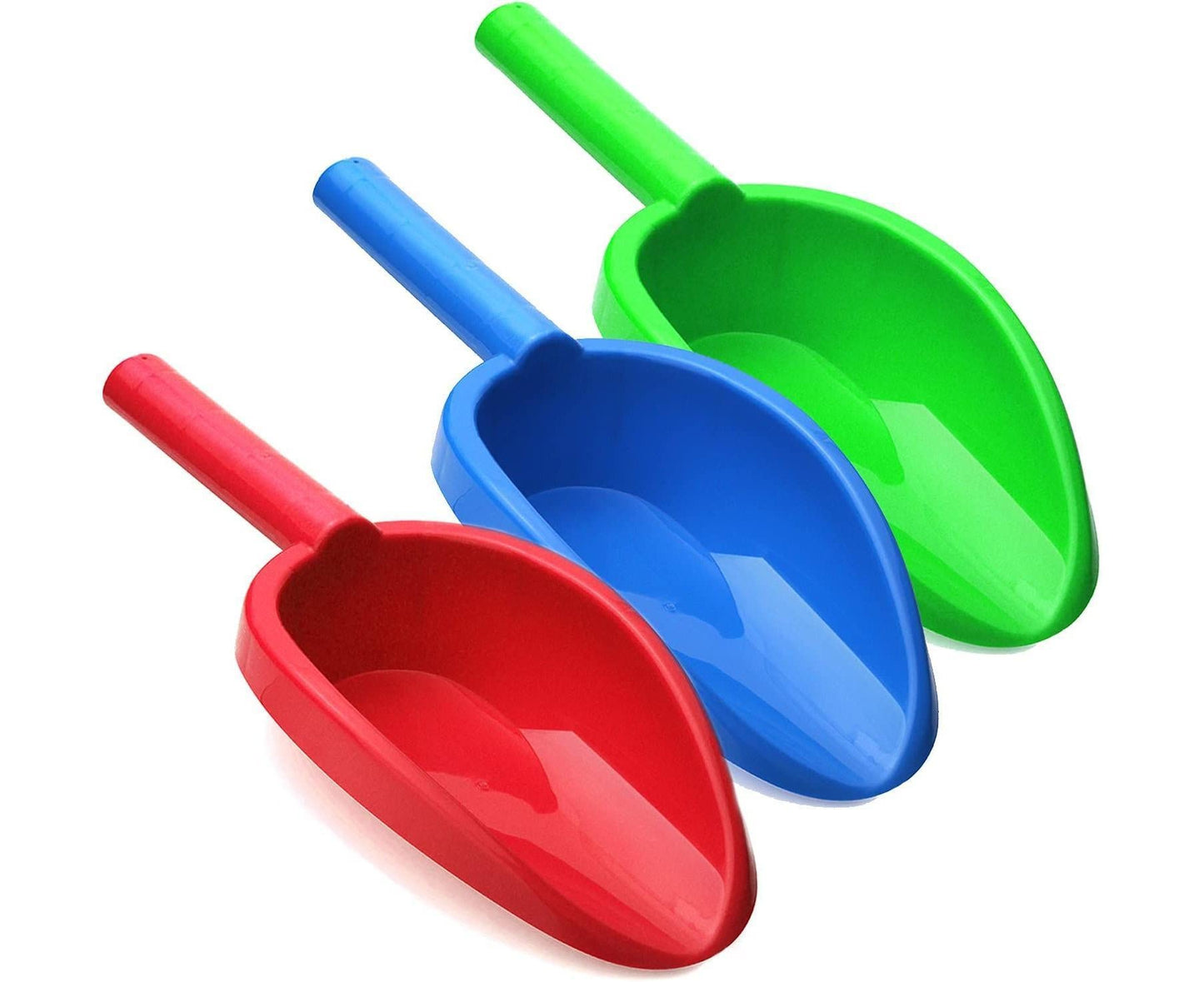 Large 14" Sand Beach Shovels Spade Toys Set 3 Pack, Jumbo Garden Tool