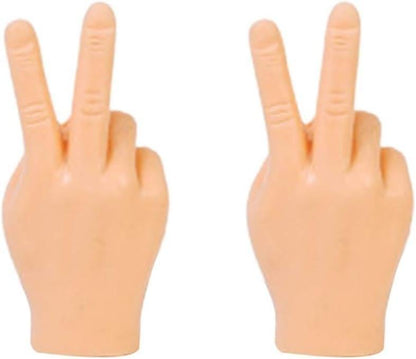 Tiny Finger Hands Novelty Toys,Adult Boy and Girl Party Small Hand Finger Fidget Finger Toys Hand Palm Finger Puppets(Scissors Hand)