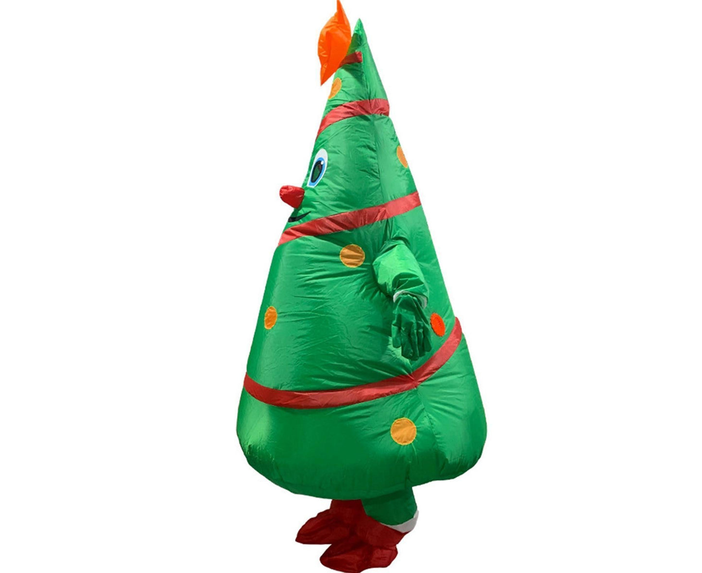 Christmas Cartoon Doll Costumes Air Model Inflatable Christmas Tree Clothes Funny Dress Up Props