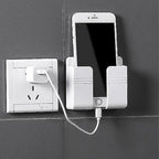Wall-mounted Mobile Phone Plug Charging Bracket Storage Box