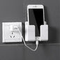 Wall-mounted Mobile Phone Plug Charging Bracket Storage Box