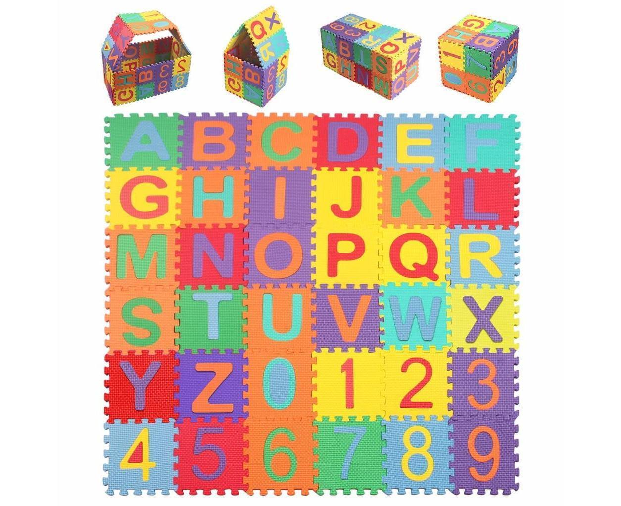 Babies City Town Rug,Car Play Carpet,City Road Playmat on Babies Educational,Babies Bedroom Playroom,Jumbo Play Room Rug, City Pretend Play 12*12cm
