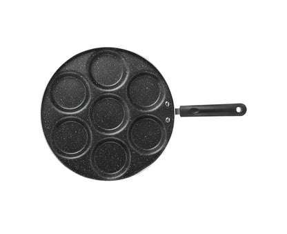 7-Hole Non-Stick Frying Pan, Egg & Burger Mold, Household Cooking Pan