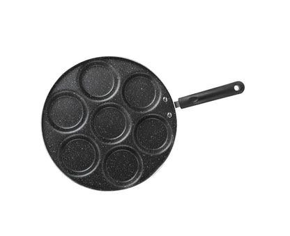 7-Hole Non-Stick Frying Pan, Egg & Burger Mold, Household Cooking Pan